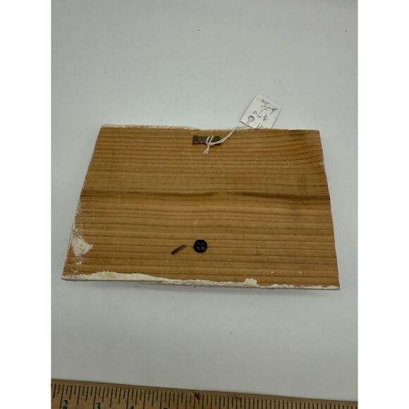 "santa's key" wooden plaque with a small knob to hang key - Picture 2 of 4